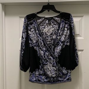WHBM Splice Blouse Sz 10